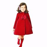Little Girls Outerwear Warm Fleece Trench Jacket Kids Coat size 2T 3T 4T 6 8