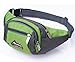 Big Mango New Fashion Womens Sports Bag 4 Zipper Pockets Waist Bag Fanny Chest Pack with Cell Phone Pouch & Automatic Umbrella & Small Personal Stuffs for Both Men and Women Use