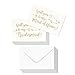 12-Pack Bridesmaid Cards - Bridesmaid Proposal Set for Weddings, Bridal Showers, Maid of Honor Invitations, White with Gold Lettering, 2 Designs - 4 x 6 inches