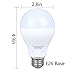 Motion Sensor Light Bulb，7W Smart Bulb Dusk to Dawn，E26 Base Indoor,Radar Motion Sensor Light Bulbs, White 6500K Outdoor Motion Sensor Bulbs Auto On/Off by aijiaer