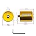 Gold Handle Bar End CNC ZX-R Engraved Weight Slider For Kawasaki Ninja Slug