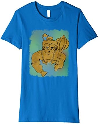 Women's Lord Hanuman The Supreme Being TShirt. Medium Royal Blue