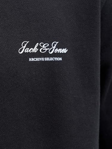 Jjearchive Graphic Sweat Crew Neck Noos, Nero, M