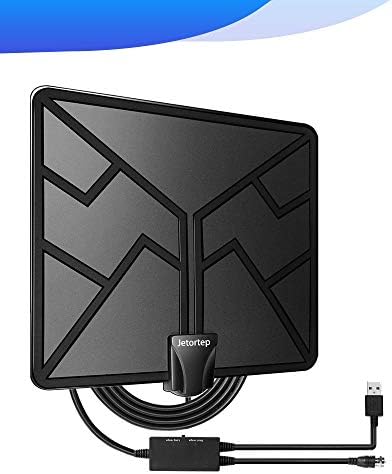 2019 Newest 105 Miles Range HDTV Antenna, TV Antenna Indoor Amplified Digital HD Antenna Free Channels with 4K 1080P High Definition Antenna Signal Booster, Long Coax Cable - High Reception