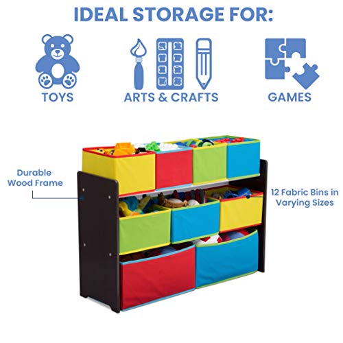 2 Delta+Children+Multi+Bin+Organizer+Chocolate