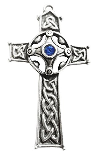 Celtic Sorcery Ambrosius Cross Pendant Necklace for Strength and Wisdom - Gift Boxed