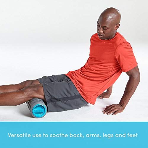 image for Gladiator Vibration Foam Roller | 3 Speed Massager, Built In Storage, 