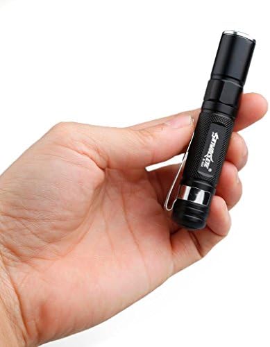 Mini Handheld Flashlight, HOOHI 1000LM 3 Mode Zoomable Water Resistant Q5 Super Ultra Bright LED Handheld Flashlight Torch Light Lamp