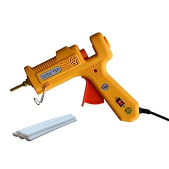 ApTechDeals AP-5119 Nylon 150 W Industrial Glue Gun with 5 Milky Super Strong Gumming Glue Sticks (Yellow)