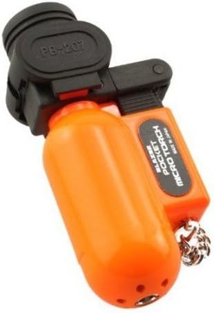 Blazer 189-2188 PB207CR The Torch Butane Refillable Lighter, Blaze Orange by