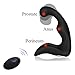 Prostate Massagers Male G Spot Vibrators, Proxoxo Wireless Remote Control Vibrating Anal Sex Toys, 3 in 1 Prostate Stimulator with 9 Modes, Anal Plug for P-Spot Testicles Perineum Stimulation