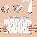 Sweetcube 50 Pcs Makeup Sponges Wedge Latex Free Makeup Sponge Blender for Liquid, Cream,and Powder,Milky-White Cosmetic Sponges -Best Makeup Applicators