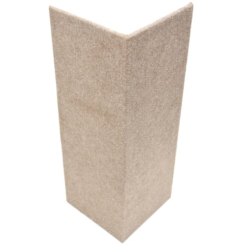 Arranhador Pet Gatos Cama Box e Canto De Sofá Com 2 Peças Montado MDF Premium (Bege)