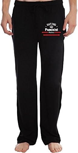 WENTiandi Men's Sweatpants Men'sRules For Dating My Daughter Feminist Father Pants Men's Open-Bottom Sweatpants