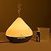 Anjou Essential Oil Diffuser 300ml, Ultrasonic Aroma Cool Mist Humidifier for Office, Home Decor Gift, Up to 8H Use, Waterless Auto Shut-Off, 7 Color LED Lights, Wood Grain, BPA-Free(Dark Wood Grain)