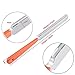 Guitar Luthier Tool, Guitar Fret Crowning Dressing File, Stainless Steel Guitar Neck Notched Straight Edge, 2 Pcs Fingerboard Guards Protectors and Grinding Stone for Fender and Gibson Electric