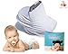 5-in-1 Baby Breastfeeding Cover, Car-Seat Cover, Shopping-Cart Cover and Trendy Scarf - Heather Gray Solid Pattern - Must-Have for Nursing Mothers & Babies