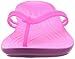 crocs Women's Isabella W Flip Flop, Vibrant Pink/Party Pink, 9 M US