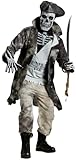 Fun World Men's Ghost Pirate Skeleton Costume