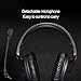SJHC Game E-Sports Headset, Headset Wireless Headset, HiFi, Music Headset, Noise Reduction, with Detachable Microphone, LED Lighting Effect. Suitable for PC, Game Console, Mobile Device.-Blackthumb 4