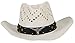 Simplicity Men's & Women's Western Style Cowboy/Cowgirl Straw Hat