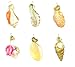 Old World Christmas Ornaments: Mini Ornamen Sets Glass Blown Ornaments for Christmas Tree, Assorted Sea Shell Set