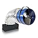 QuietCool QC CL-4700 Classic Advanced Whole House Fan - Up to 4415 CFM - Two Speed - Covers up to 2,208 SQFT - 10 Year Warranty - Removable Grille - R5 Insulated Dampers - 20ft Power Cord