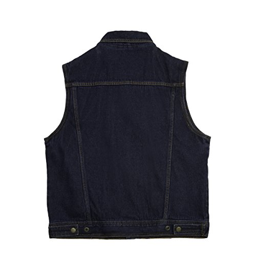 Mossi Men's Vest (Denim, Size 40)