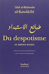 Du despotisme et autres textes