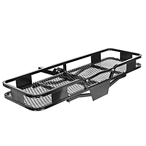 Direct Aftermarket Folding Hitch Cargo Carrier 60 inch Hauler 2 inch Receiver and Cargo Bag Combo