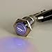 Etopars™ 12V 5A Car Vehicle Blue LED Light Momentary Speaker Horn Push Button Metal Switch 19mm 5Pin
