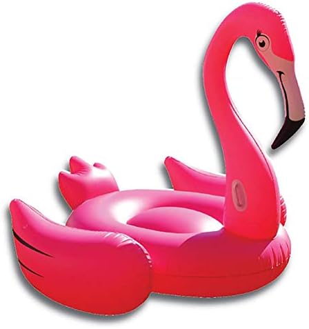 massive flamingo float
