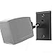 Pinpoint Mounts AM21-Black Universal Home Theater Speaker Wall Ceiling Mount with Electrical Box Installation Adapter Plate