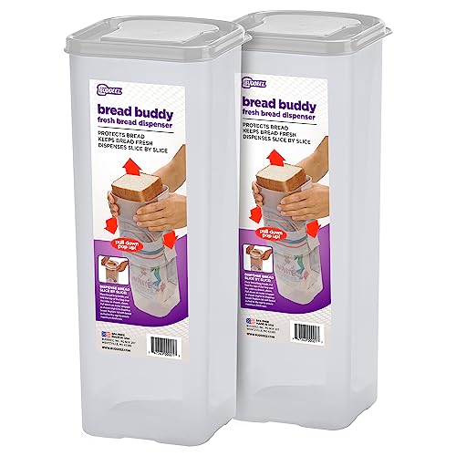 Buddeez Bread Buddy Bread Box Bread Container for Storage in Kitchen