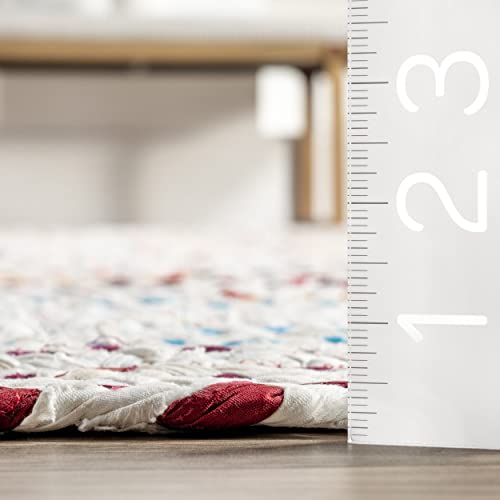 nuLOOM Tammara Hand Braided Area Rug, 3' x 5' Oval, Ivory Pricepulse