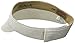 Scala Women's Paper Braid Visor, White, One Size