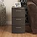 Sterilite 3 Drawer Weave Storage Tower, Plastic Decorative Drawers to Organize Clothes in Bedroom, Closet, Brown with Brown Drawers, 2-Pack