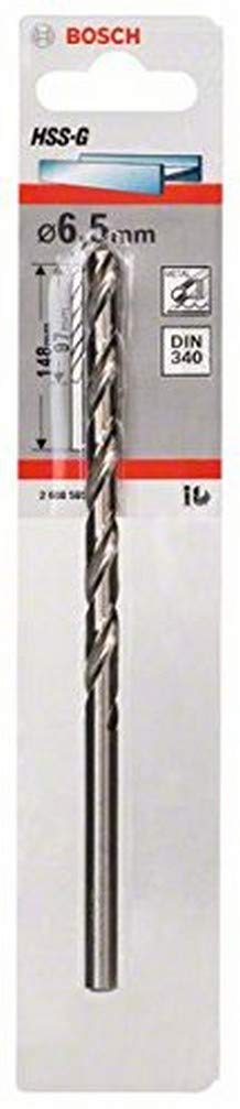 Bosch Professional 1x HSS-G Metal Drill Bit (for metal, Ø 6,5 mm, Robust Line, Accessory Drill Driver)
