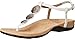Vionic Lizbeth Womens T-strap Orthotic Sandal White Metallic - 9