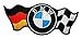 BMW German Winner Flag Classic Racing Motorcycles Car Motorsport Apparel Patch PB08