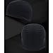 2PCS Helmet Liner Skull Cap, Quick Dry Sports Beanie Great Cycling Caps Performance Moisture Wicking for Men Women (Black & Gray)