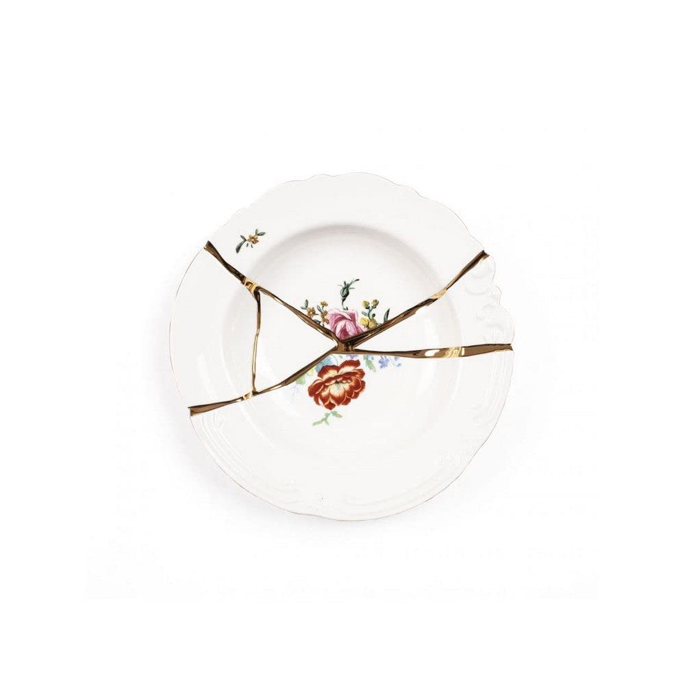 SELETTI - Piatto fondo in porcellana - 09622 - TAGLIA UNICA