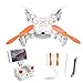 Kingtoys Mini RC Drone 100W HD Camera Collapsible Quadcopter with 2.4GHz 6-Axis Gyro and WiFi FPV (Orange) …