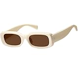 kimorn Retro Rectangle Sunglasses for Women Men Thick Frame Sun Glasses UV Protection Shades K1703