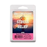 Stress Relief - Scented All Natural Soy Wax Melts - 6 Cube Clamshell 3.2oz Highly Scented!