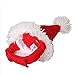 Mummumi® Pet Holiday and Christmas Hat, Pet Santa Hat Costume Christmas Collection Pet Accessory for Cat Rabbit Hamster Guinea Pig, Small, Red (A)