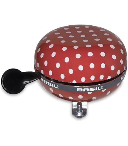 Amazon.com: Basil Polkadot Big Bicycle Bell - Ding Dong - 80mm