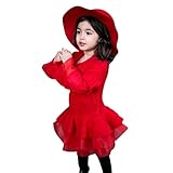 Girls Dress,Haoricu 2017 Girls Winter Crochet Knitted Sweater Dress Kids Pullovers Tops Tutu