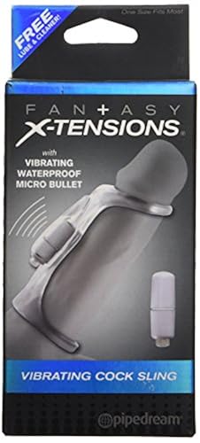 Pipedream Fantasy X-Tensions Vibrating Cock Sling, Clear in Kenya | Whizz  Novelties