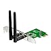 ASUS(PCE-N15) maximum performance Wireless-N Network Adapter ( 300Mbps Transmit / 300Mbps Receive) with PCI-E interface, Include Full Height and Low Profile bracket, WPS button Support